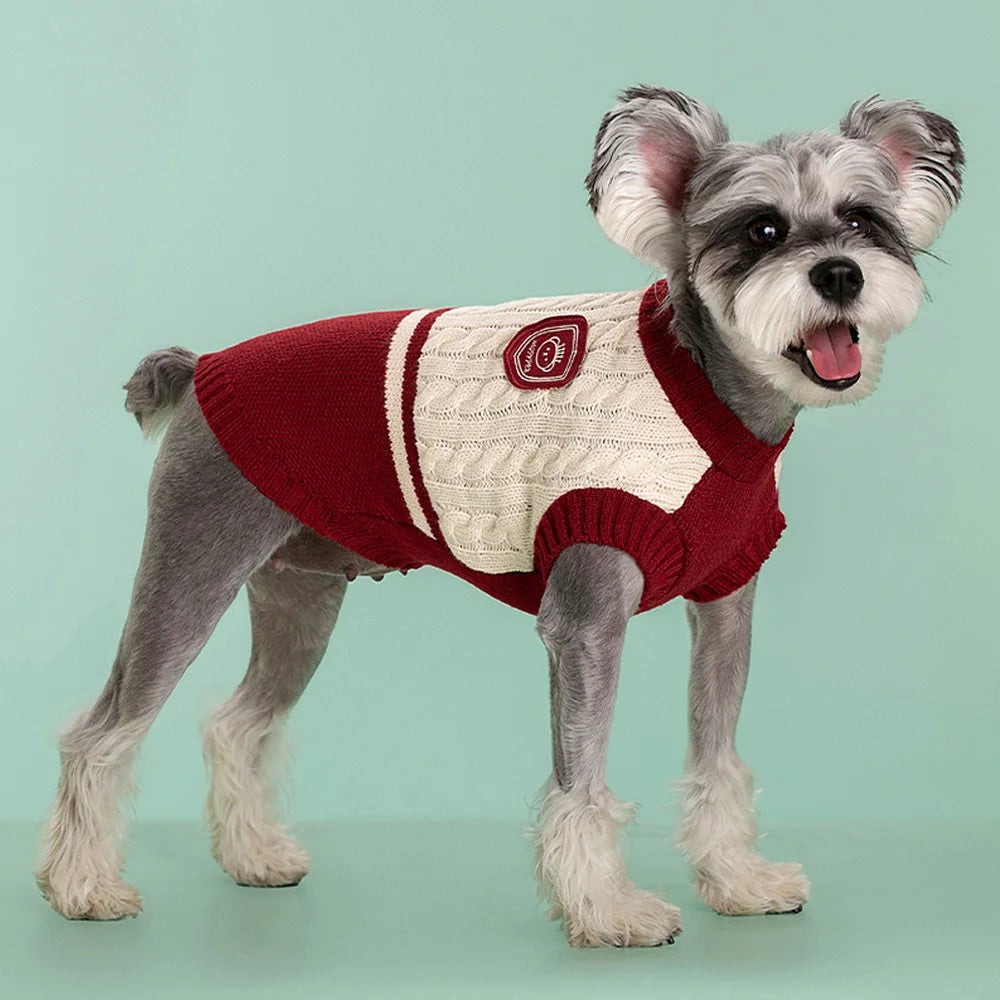 Knitted College Sweater