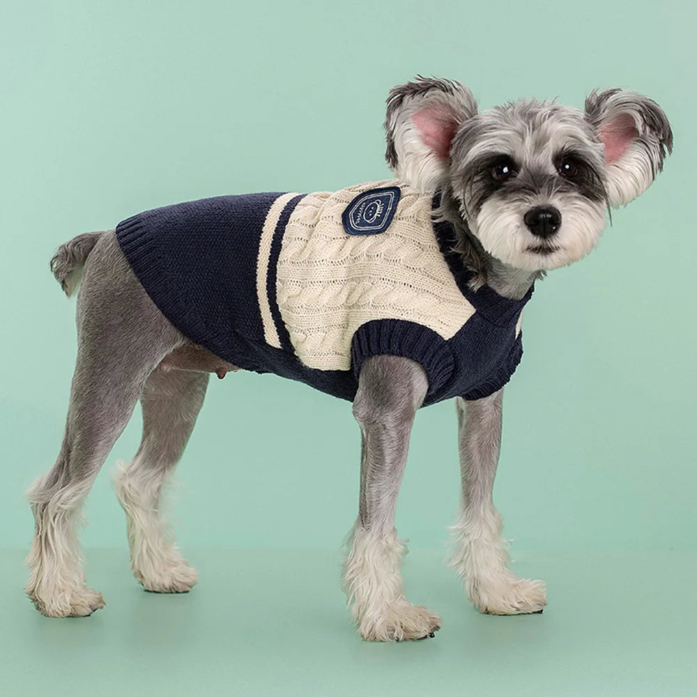 Knitted College Sweater