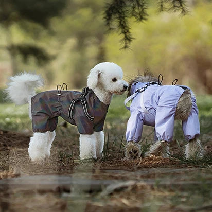 Reflective Raincoat with Harness