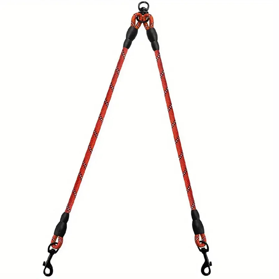 Dual Dog Leash - 360 Swivel No Tangle Walking Leash for Small Dogs