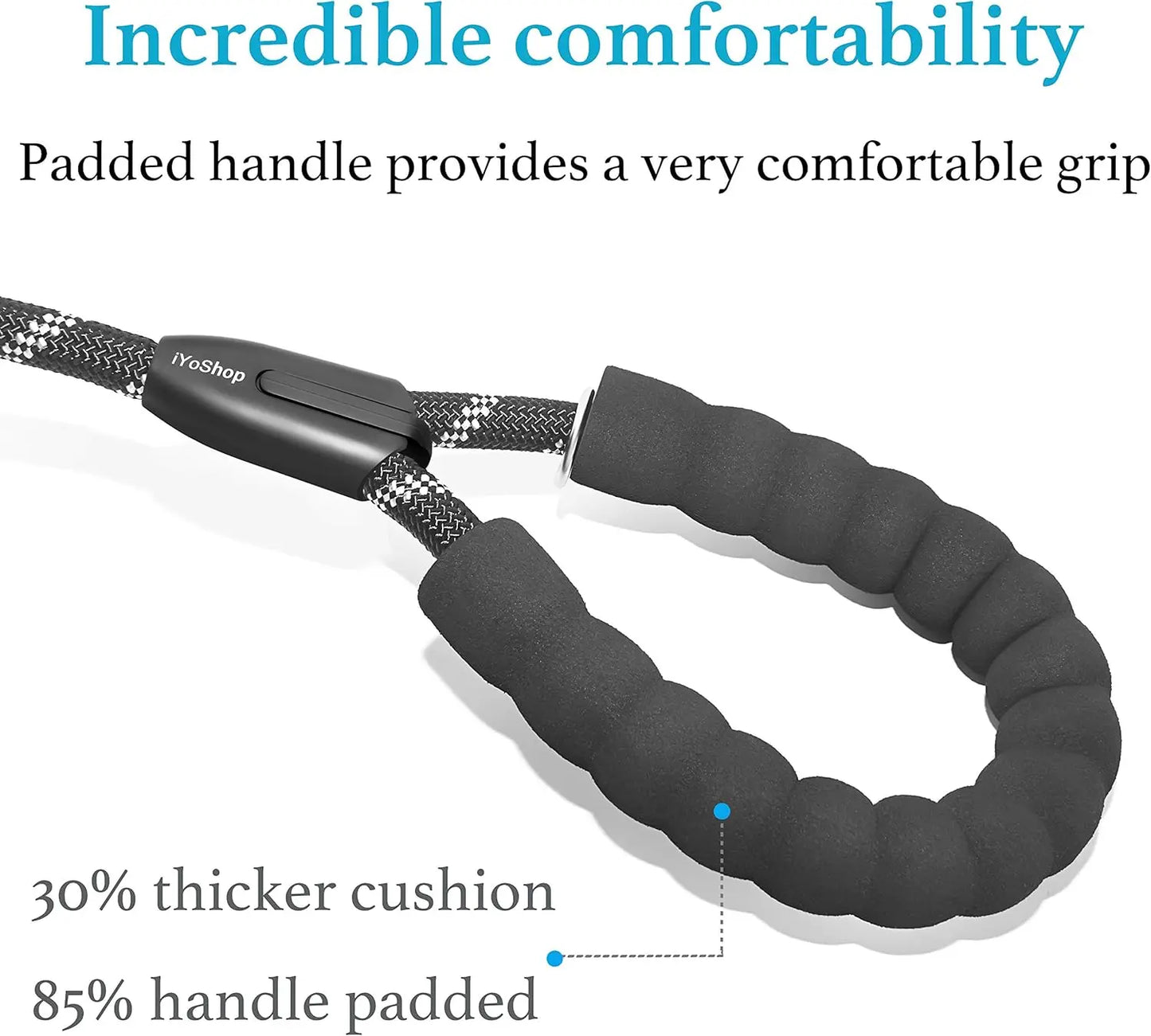 Shock Absorbing Bungee Leash for Two Dogs