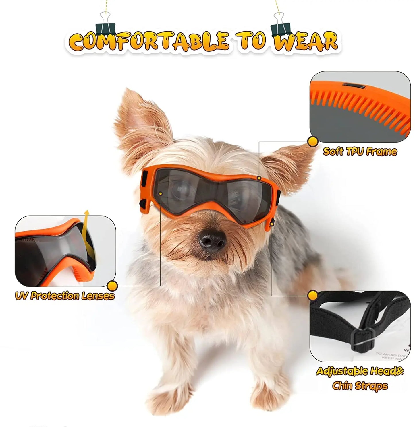 UV Protection Dog Sunglasses