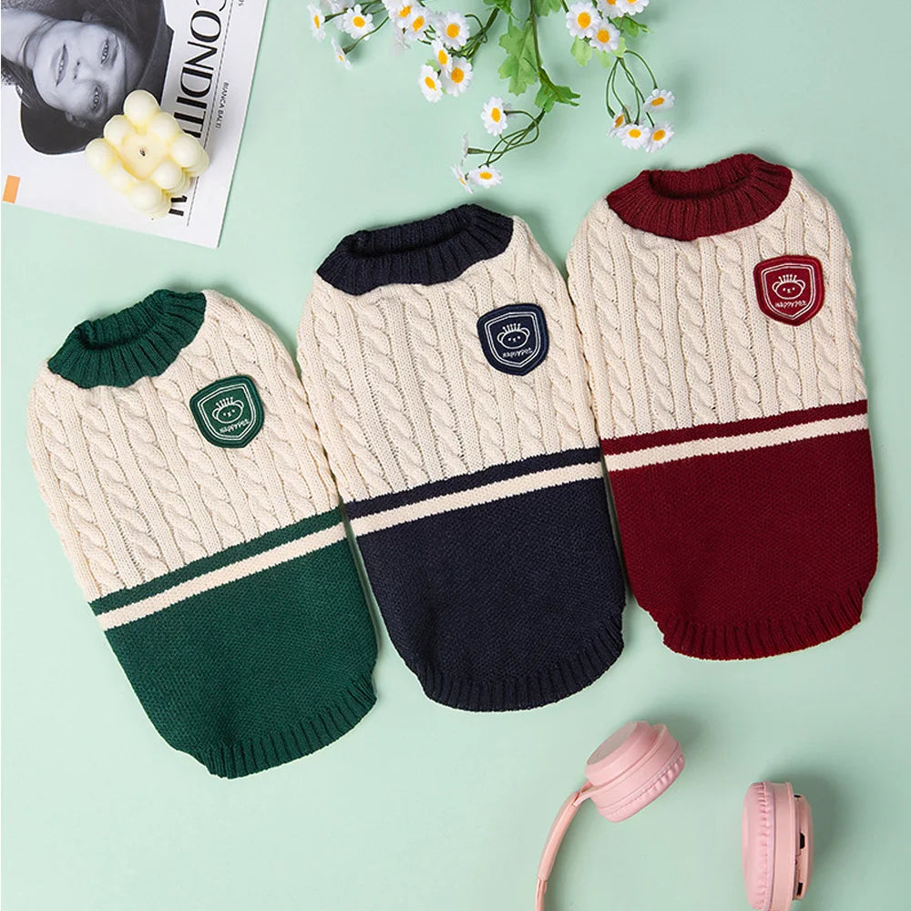 Knitted College Sweater