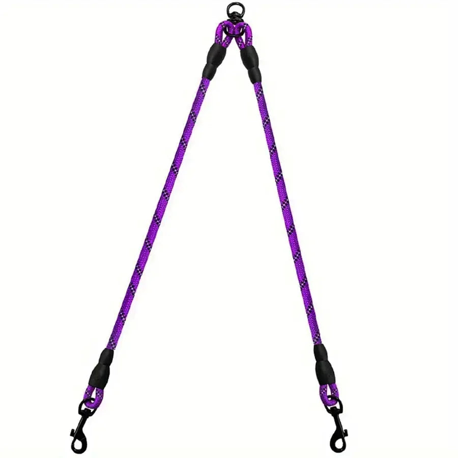 Dual Dog Leash - 360 Swivel No Tangle Walking Leash for Small Dogs