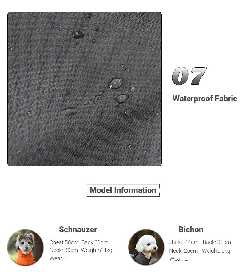 Reflective Raincoat with Harness