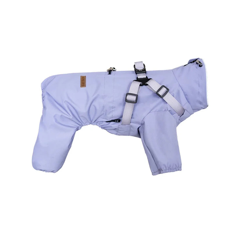 Reflective Raincoat with Harness