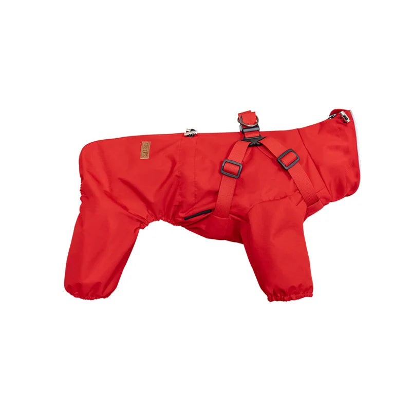 Reflective Raincoat with Harness