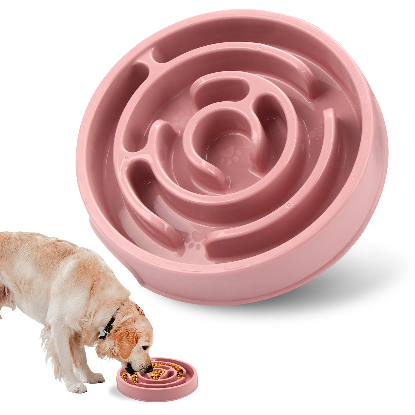 Slow Feeder Non Slip Bowl Anti-Gulping
