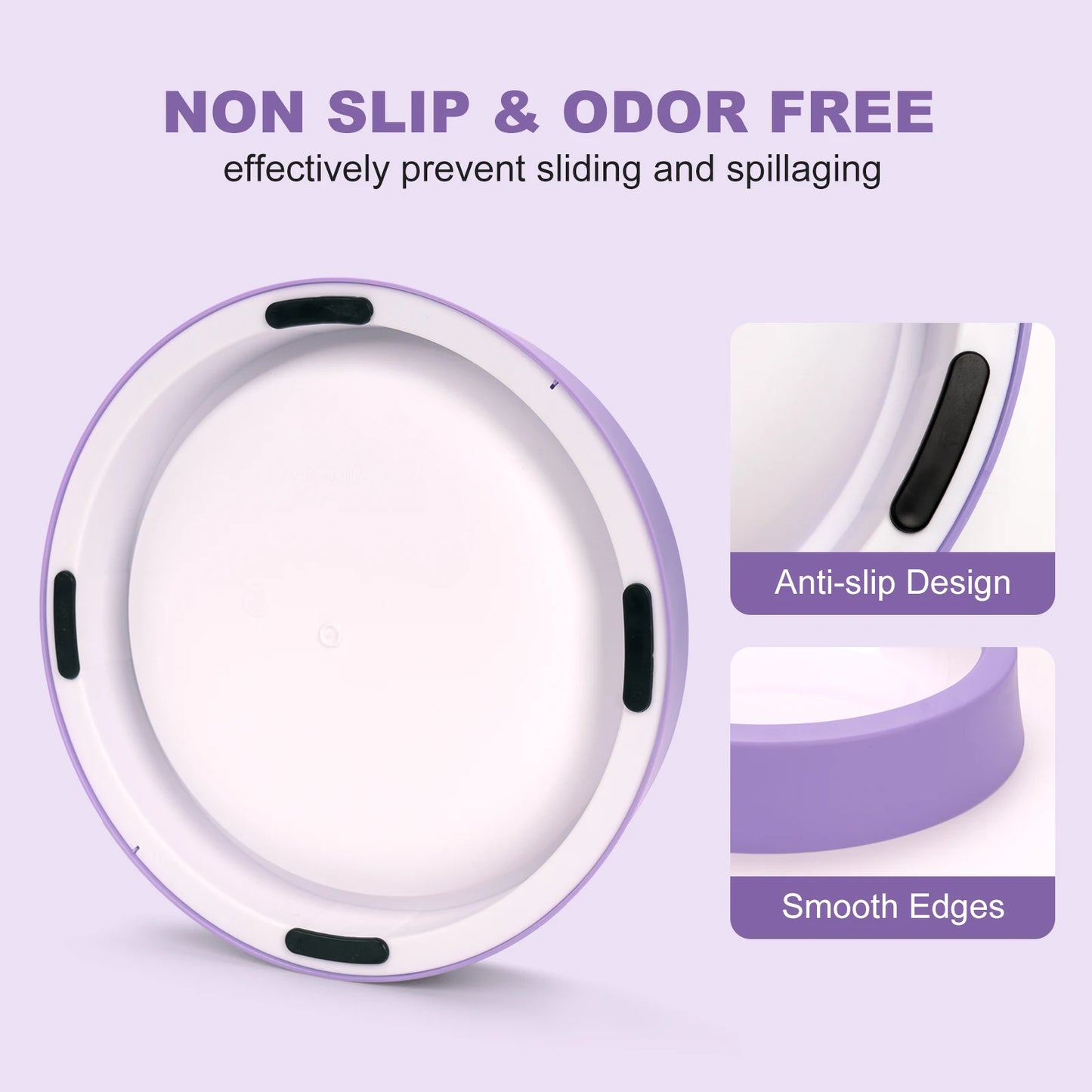 Slow Feeder Non Slip Bowl Anti-Gulping