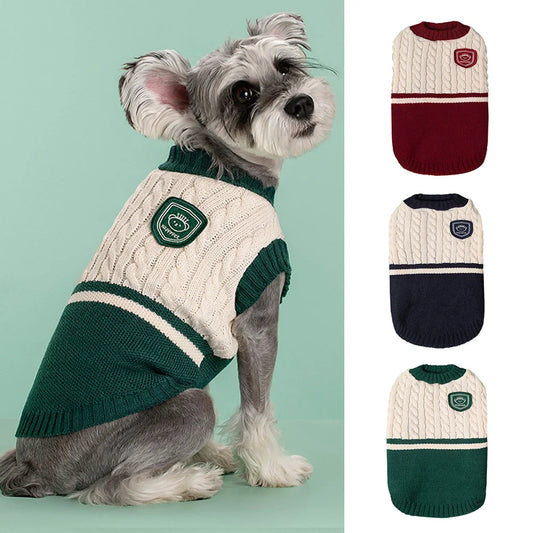 Knitted College Sweater