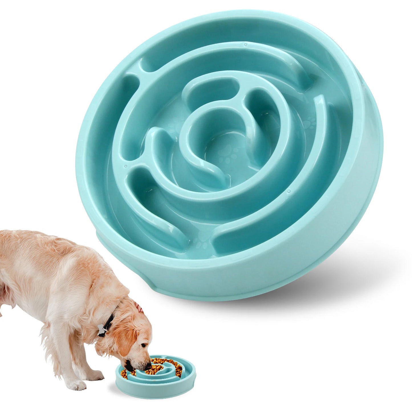 Slow Feeder Non Slip Bowl Anti-Gulping