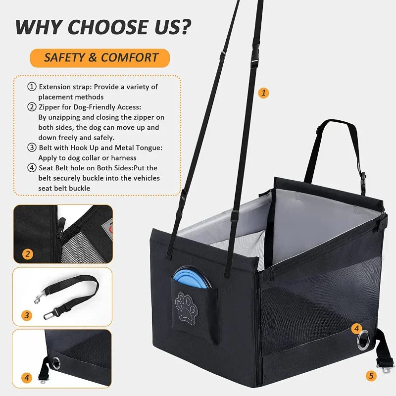 Portable Puppy Travel Basket
